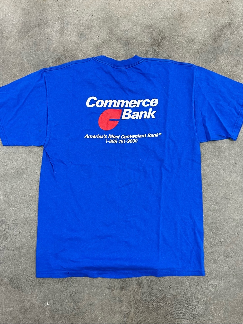 Blue Short-Sleeve Logo Tee - Men's Casual Shirt